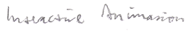 Interactive Animation