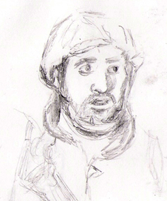 soldier reference sketch